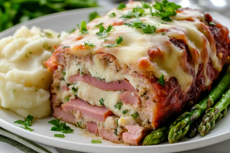 chicken cordon bleu meatloaf recipe