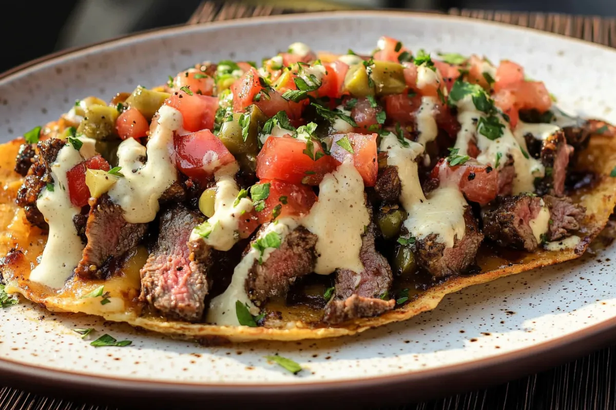 steak nachos recipe