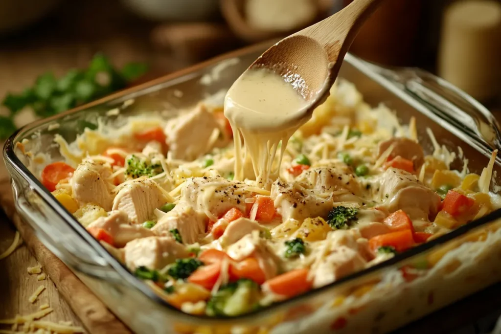 chicken veggie casserole