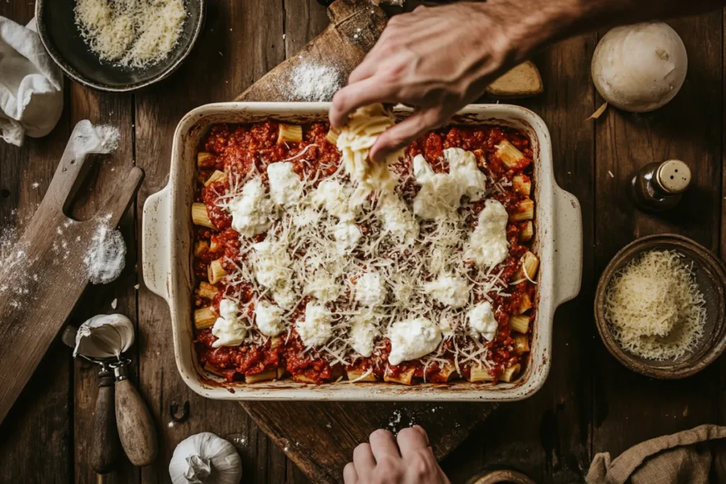 Baked Mostaccioli Recipe