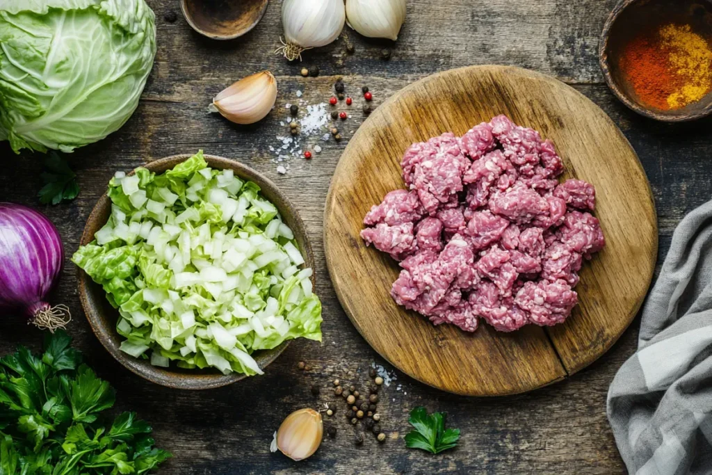 Cabbage and Ground Beef