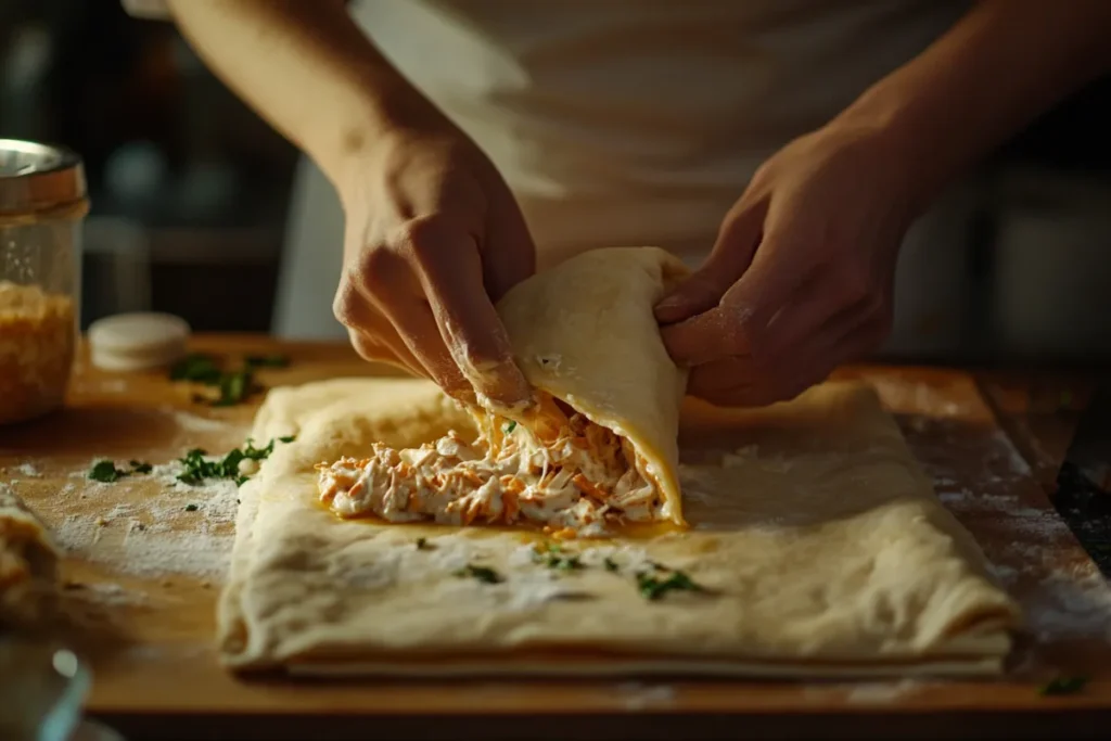 Crescent Roll Chicken Bundles