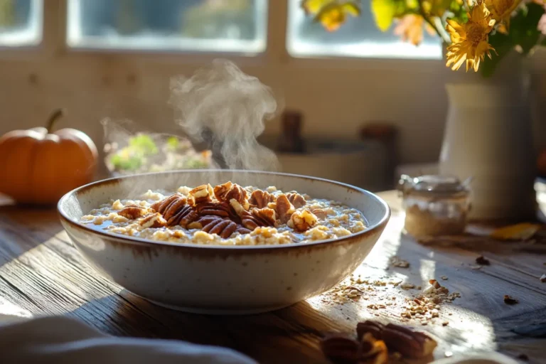 Maple Pecan Oatmeal