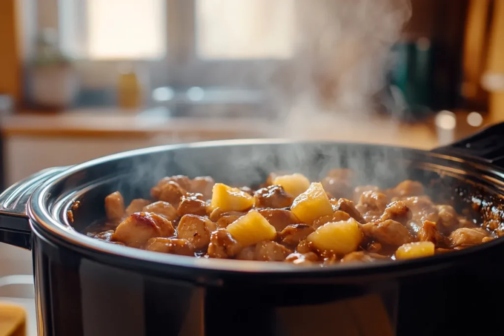 Sweet Hawaiian Crockpot Chicken